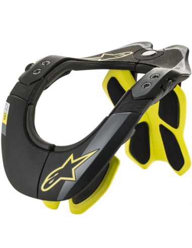 COLLARE BNS TECH-2 BLACK/YELLOW FLUO