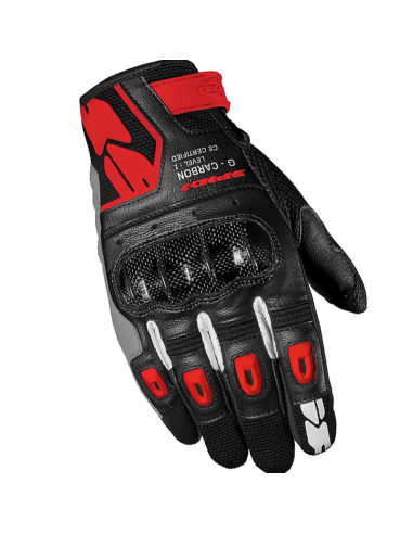 GUANTO G-CARBON ROSSO